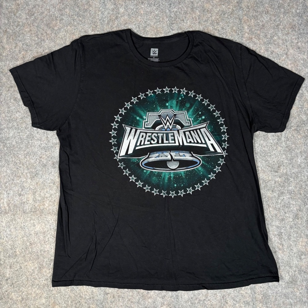 WWE T-Shirt Mens XL Black WrestleMania 40 Philadelphia 2024 I Was There Graphic